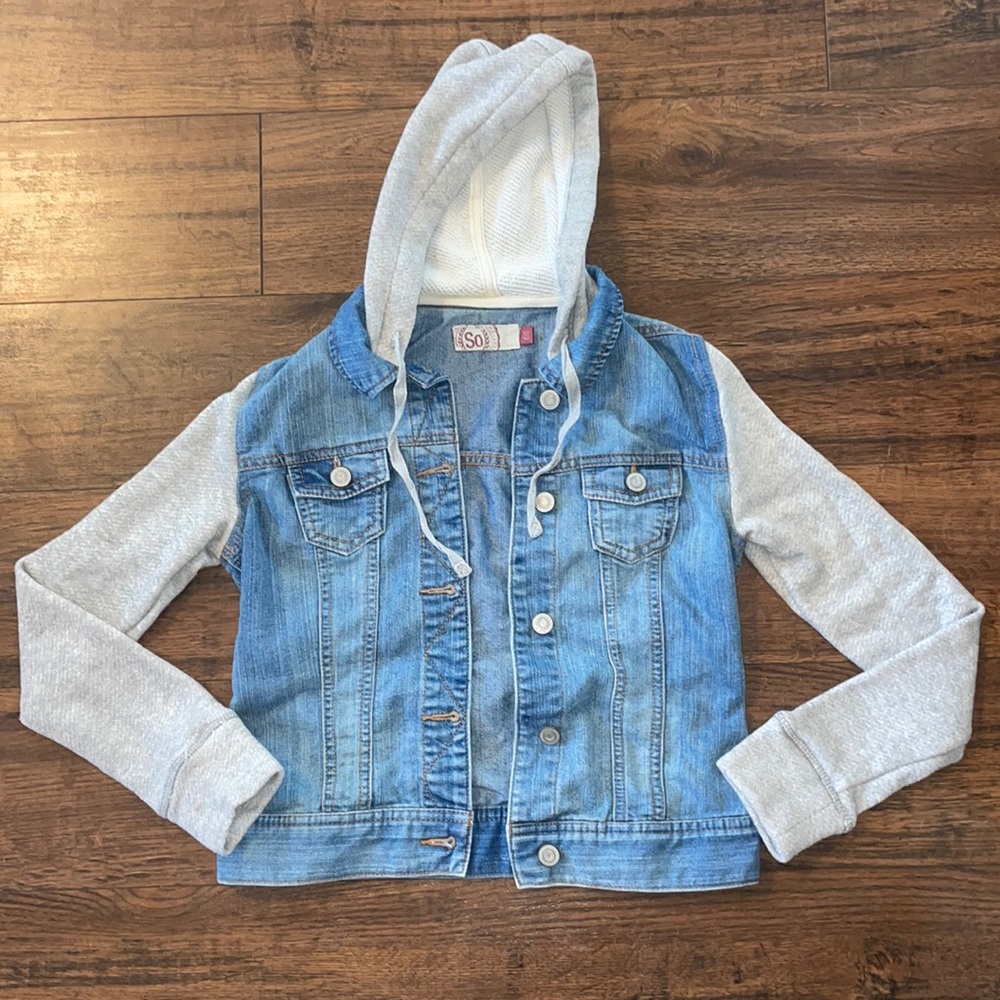 SO Jean Jacket Hoodie